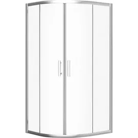bad land Duschkabine Viertelkreis HELA 80x80 190 cm Transparent Glas