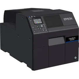 Epson ColorWorks D6000 dye inc, Cutter, Disp., USB, Ethernet, schwarz