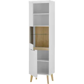 Home Affaire Vitrine Torge 53 x 40 x 197 cm Weiß