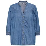 Only Langarmbluse Blau S