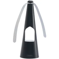 2-Flügel Insektenwedler mit LED-Beleuchtung, Batterie & USB: Sanfte, effektive Fliegenabwehr für Tisch & unterwegs, flexibel beim Essen & Outdoor