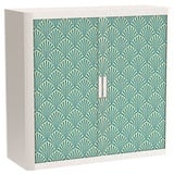 PAPERFLOW easyOffice Tropical Rollladenschrank 60740 2 Fachböden 110,0 x 41,5 x 104,0 cm