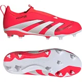 Adidas Predator League Laceless Fg/mg Kinderfußballschuhe - Lucid Red / Cloud White / Core Black - 34