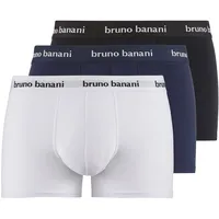 bruno banani Boxer »EASY LIFE«, (3er Pack), mit Logobund Bruno Banani schwarz/marine/weiß