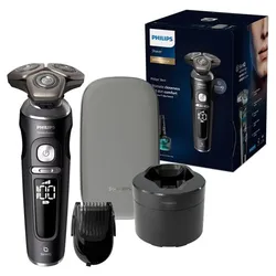Philips Rasierer S9000 Prestige Nass- und Trockenrasierer für Herren mit SkinIQ-Technologie
