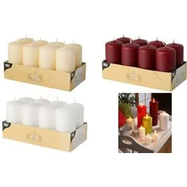 Papstar Stumpenkerze 10 x 5 cm 8 St. creme