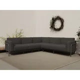 Andas Ecksofa »Askild«, Outdoor Gartensofa, wetterfeste Materialien, Breite 247 cm grau