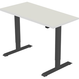 celexon elektrisch höhenverstellbarer Schreibtisch Economy eAdjust-71121 - schwarz, inkl. Tischplatte 125 x 75 cm