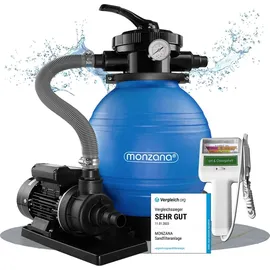 monzana Sandfilteranlage blau 10.200 l/h
