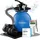 monzana Sandfilteranlage blau 10.200 l/h