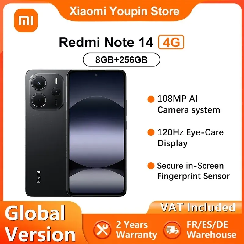 Globale Version Xiaomi Redmi Note 14 4G Smartphone 6,67 Globale Version Xiaomi Redmi Note 14 4G Smartphone 6,67
