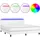 vidaXL Boxspringbett 180 x 200 cm Weiß