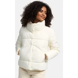 Marikoo Winterjacke "Jalliaa", Damen, Gr. L, weiß (sanftes weiß), Obermaterial: 100% Polyester. Innenseite: 100% Polyester, Jacken Winterjacke, mit schönem Steppdesign