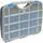 Tayg Sortimentskasten Kunststoff 460 x 350 x 81 mm schwarz-blau bis zu 26 Fächer