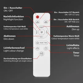 Briloner Leuchten Smarte LED-Leuchte FRAME S
