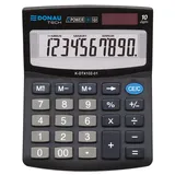 Donau Elektronik Donau TECH Bürorechner, 10-stellige Anzeige, Maße 125x100x27 mm, schwarz