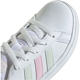 Adidas Grand Court Lifestyle Tennis Lace-Up Kids Cloud White / Crystal Jade / Clear Pink 37 1/3