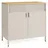 Songmics Aufbewahrungsschrank, 40 x 80 x 76 cm, sandbeige-naturbeige
