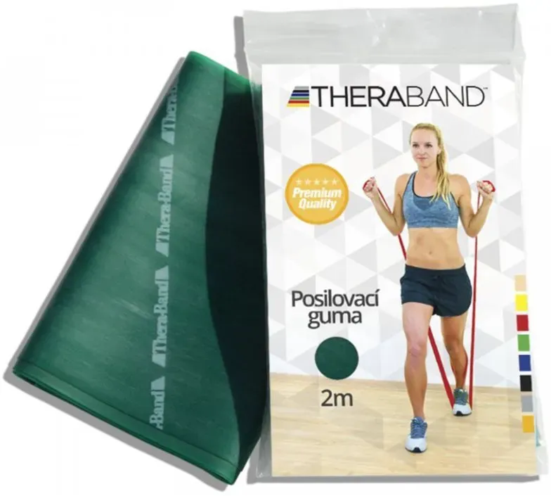 Thera-Band Resistance Bands 2 m Widerstandsband Widerstand 2,1 kg (Heavy) 1 St.