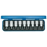 Gedore Steckschlüssel-Bit-Einsatz-Set 1/2" (12,5 mm) 9-tlg.