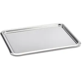 De Buyer Tablett mit abgerundeten Kanten, Edelstahl, Silber, L 24cm / l 19cm