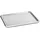 De Buyer Tablett mit abgerundeten Kanten, Edelstahl, Silber, L 24cm / l 19cm