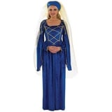 Fun Shack Mittelalter Kleidung Damen, Mittelalter Kleid Damen, Mittelalter Kostüm Damen, Karneval Kostüm Damen Mittelalter, Kleid Mittelalter Damen, Mittelalterkleid Damen L