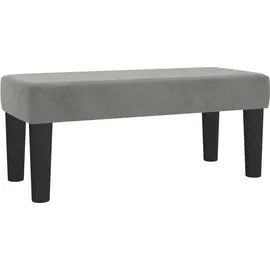 vidaXL Boxspringbett 90 x 200 cm Hellgrau