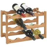 Wenko Weinregal 42 x 28 x 21 cm Braun