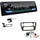 EHO JVC KD-X482DBT 1-DIN Autoradio Media Receiver Digitalradio DAB+ Bluetooth Amazon Alexa USB Einbauset passend für Skoda Citigo ab 2011