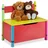 Relaxdays Kindersitzbank mit Stauraum 54,5 x 60 x 35 cm MDF mehrfarbig