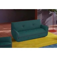 Egoitaliano Polstergarnitur Yuki, extravagantes Design und höchster Sitzkomfort, tolle Details, Set, bestehend aus einem 2,5- und einem 2-Sitzer, mit innovativen grün