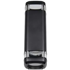 RL Außenwandleuchte Aluminium Kunststoff H 21 cm exkl. 2x GU10 schwarz