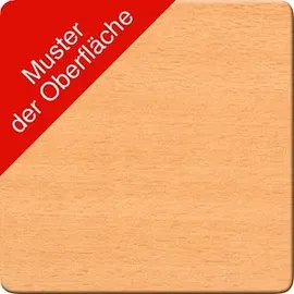Sodematub Mehrzwecktisch buche, schwarz rechteckig, Vierkantrohr schwarz, 140,0 x 70,0 x 74,0 cm