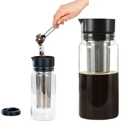 Cold Brew Kaffeebereiter Glas 1L