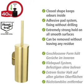 Wenko WC-Bürstengarnitur Turbo-Loc Orea Gold