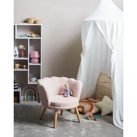 Beliani Kindersessel Halby 0 x 0 cm Holz rosa