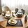 Asa Selection ASA Kombiservice Cafe del Mar, Beige, Keramik, 20-teilig, Uni, 250 ml, Essen & Trinken, Geschirr, Geschirr-Sets, Kombiservice