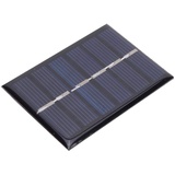 Solarpanel-Kit, 4-teiliges 3V 0,3 W polykristallines Silizium-DIY-Solarpanel Wasserdichtes DIY-Sicherheits-Solarstrom-Ladepaneel mit Kabel 65 x 48 mm