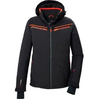 KILLTEC Herren Skijacke/Funktionsjacke mit abzippbarer Kapuze und Schneefang KSW 68 MN SKI JCKT, schwarz, S,