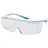Uvex super f OTG CR farblos supravision clean Schutzbrille: Transparent/hellblau-weiß