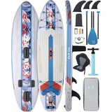 LuxusKollektion Inflatable SUP-Board Aufblasbares Stand Up Paddle Board 320 cm Premium SUP Board