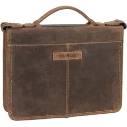 Greenburry Vintage Business Planer  in Sattelbraun (6.5 Liter), Dokumentenmappe