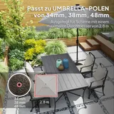 Schirmständer Aus Beton, Schirmständer Mit Rollen, Runder Schirmständer 32/38/48 Mm