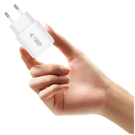 TECH-PROTECT Nca30 Pd 30W Qc3.0 USB-A / USB-C + USB-C / USB-C Kabel Weiß