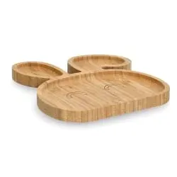 Zeller Snackteller, Bambus 25641 , Form: Hase