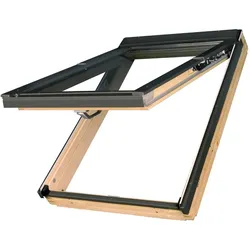 FAKRO Dachfenster FPU-V G6 55x118 weiß, Klapp-Schwingfenster, G6, Lüftung