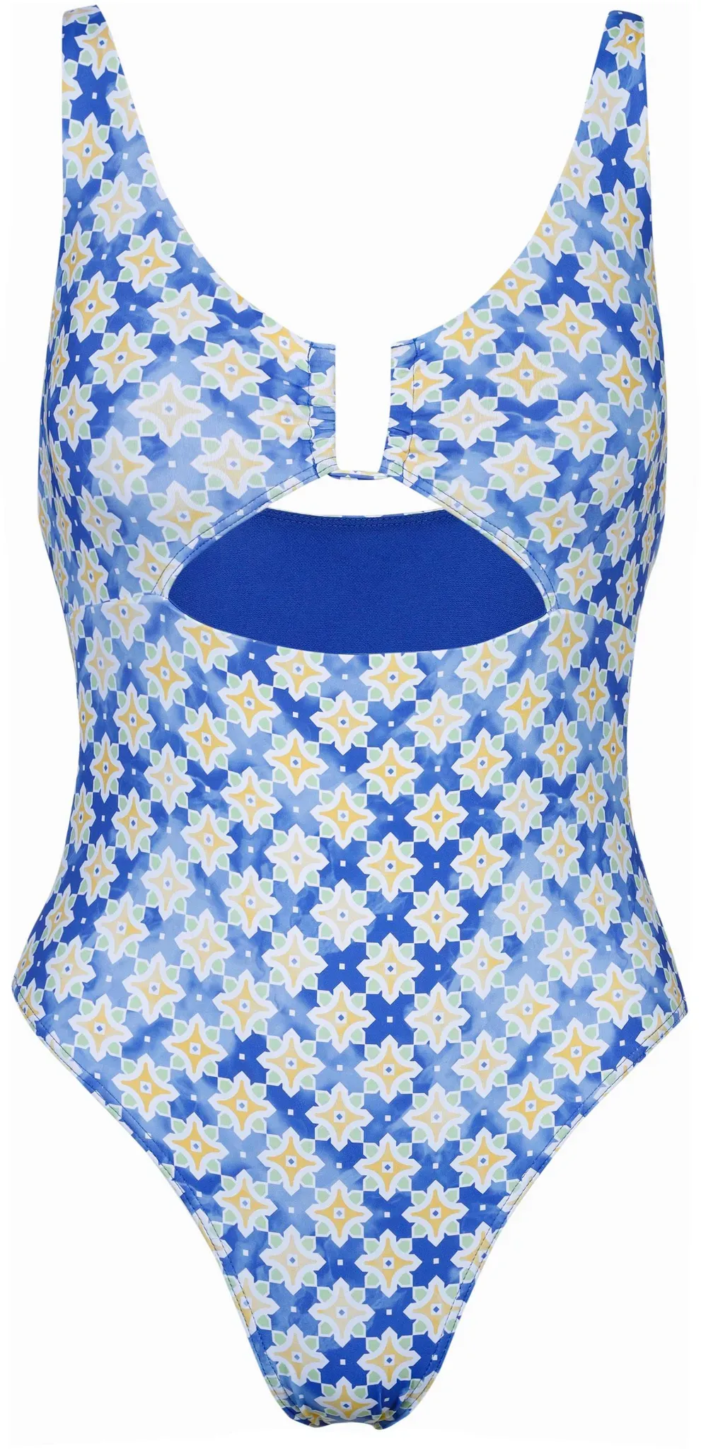 Roxy ARTSY TILE Badeanzug Damen in dazzling blue tile, Größe M - blau