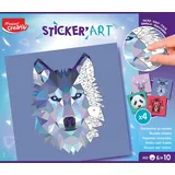 Maped Bastelset Sticker'Art - Kleben nach Zahlen mehrfarbig