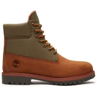 Timberland Heritage 6 ́ ́ Wp Stiefel - Medium Brown Nubuck / Green - EU 46